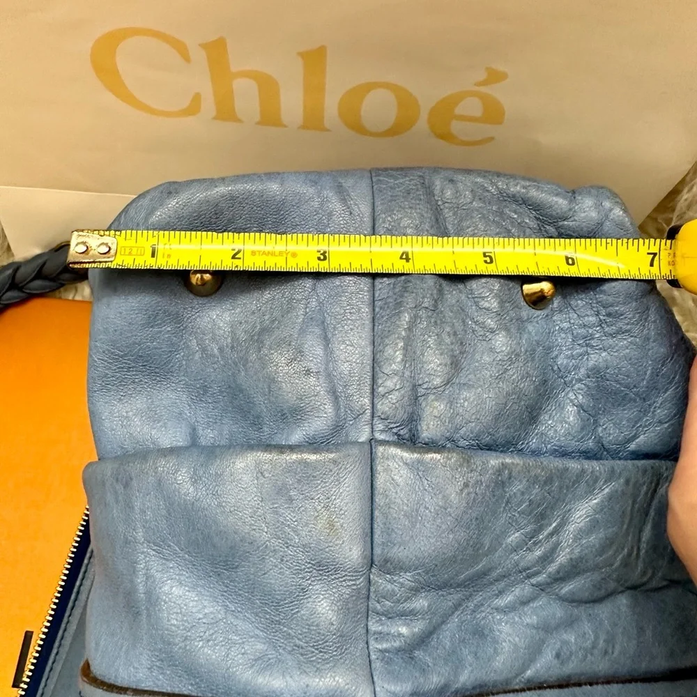 CHLOÉ HELOISE RARE BLUE BAG - Picture 5 of 14